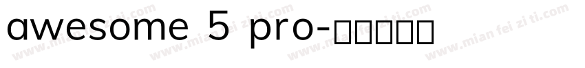 awesome 5 pro字体转换